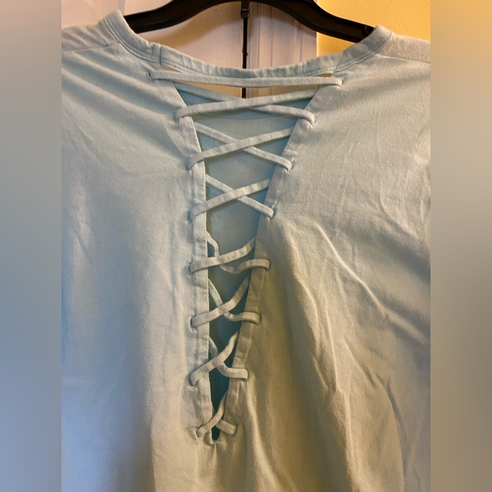 Vintage PINK Victoria's Secret  Long Sleeve Crop Top - Picture 9 of 10
